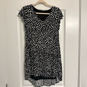 Altar'd State Black and White Polka Dot Dress